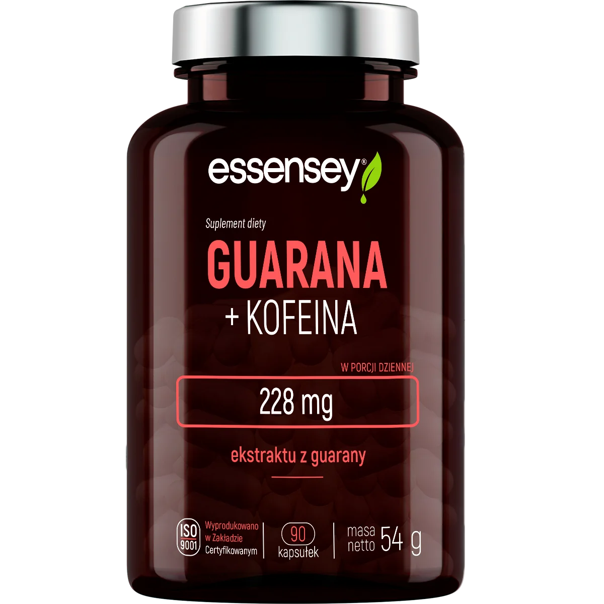 Essensey Guarana + Kofeina 90 kapsułek