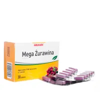 Mega Żurawina - suplement diety bogaty w ekstrakt żurawiny, 30 tabletek