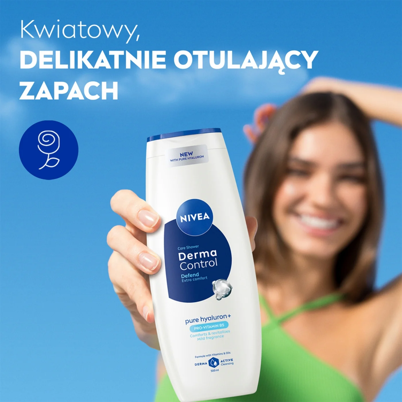 Nivea Derma Control Defend żel pod prysznic, 500 ml