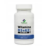 Medfuture Witamina D3 + K2, suplement diety, 120 tabletek