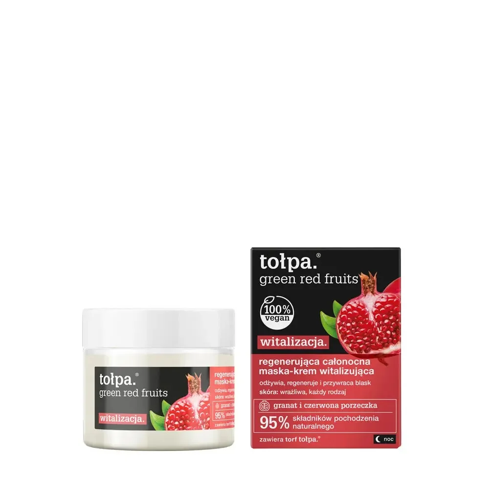Tołpa Green regenerująca całonocna maska-krem witalizująca, 50 ml