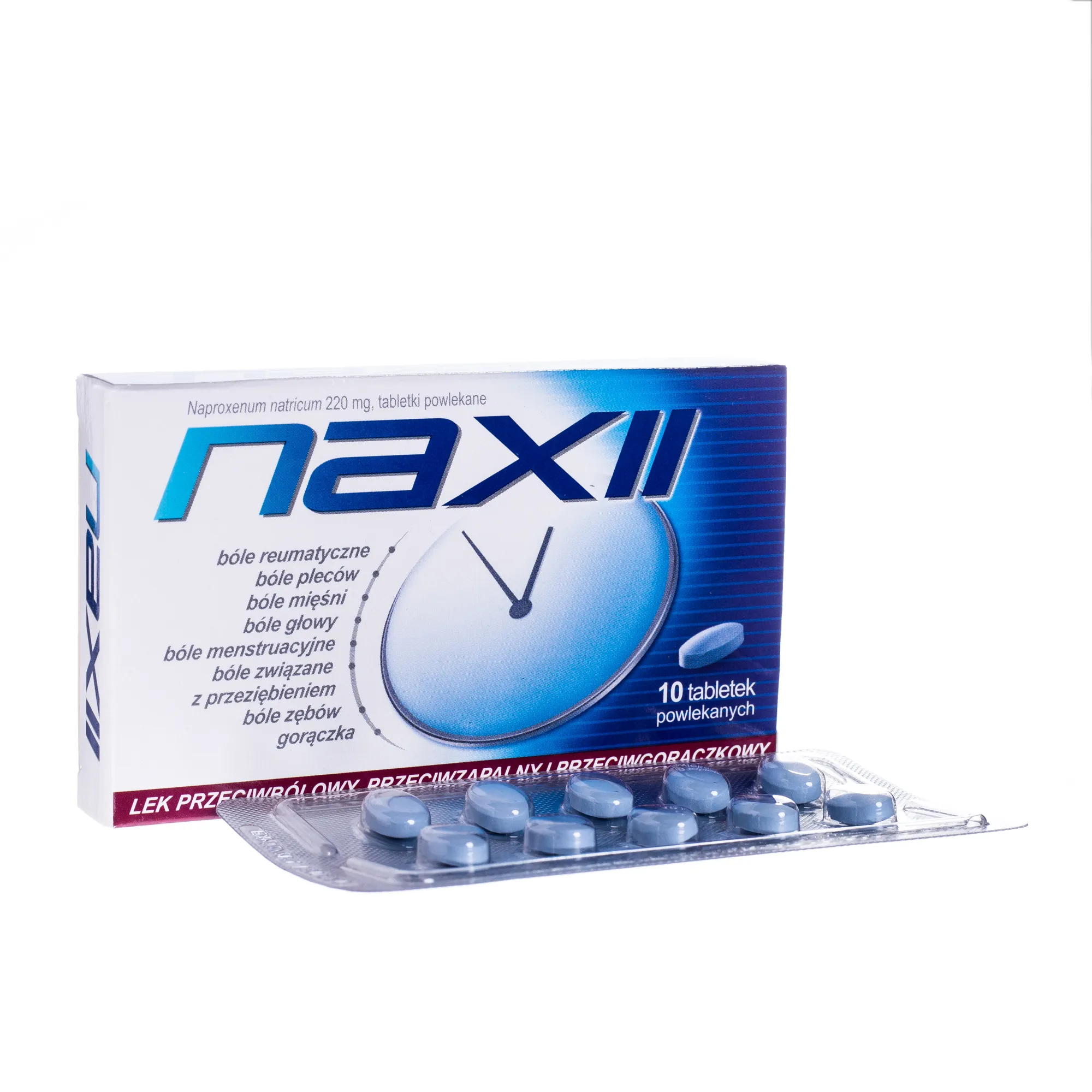 Naxii, lek przeciwbólowy, 10 tabletek