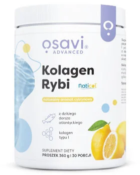 Osavi Kolagen Rybi z Dzikiego Dorsza smak cytrynowy Osavi Kolagen Rybi z Dzikiego Dorsza smak cytrynowy