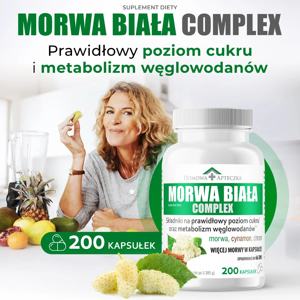 Morwa Biała Complex 200 kapsułek