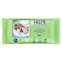 Helmi Baby, Chusteczki nawilżane EKO z ekstraktem z aloesu, 64 szt.