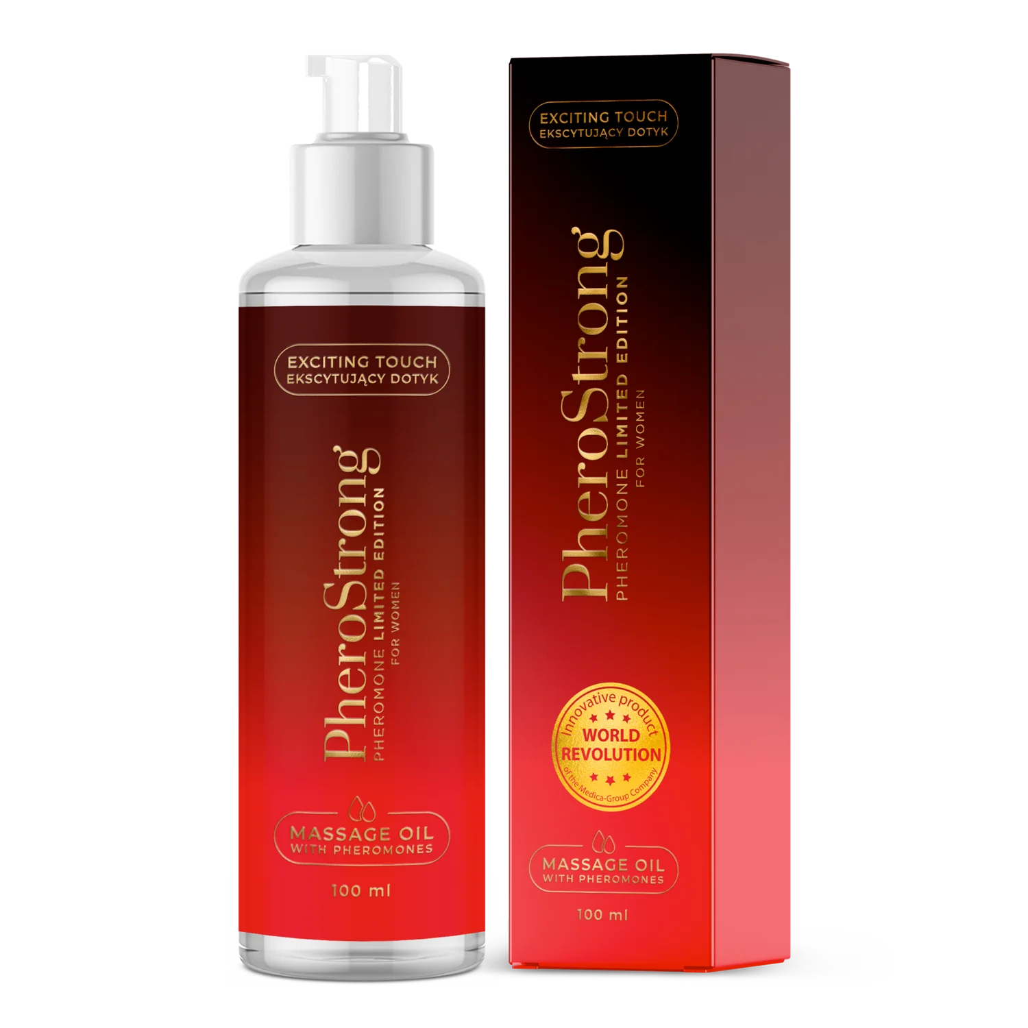 PheroStrong Limited Edition for Women olejek do masażu z feromonami dla kobiet, 100 ml