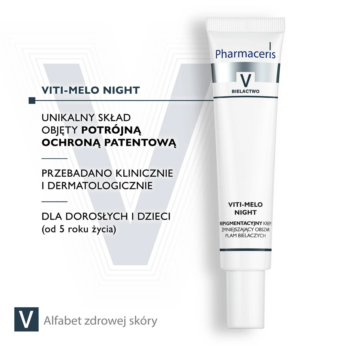 Pharmaceris V Viti-Melo Night krem repigmentacyjny na noc, 40 ml