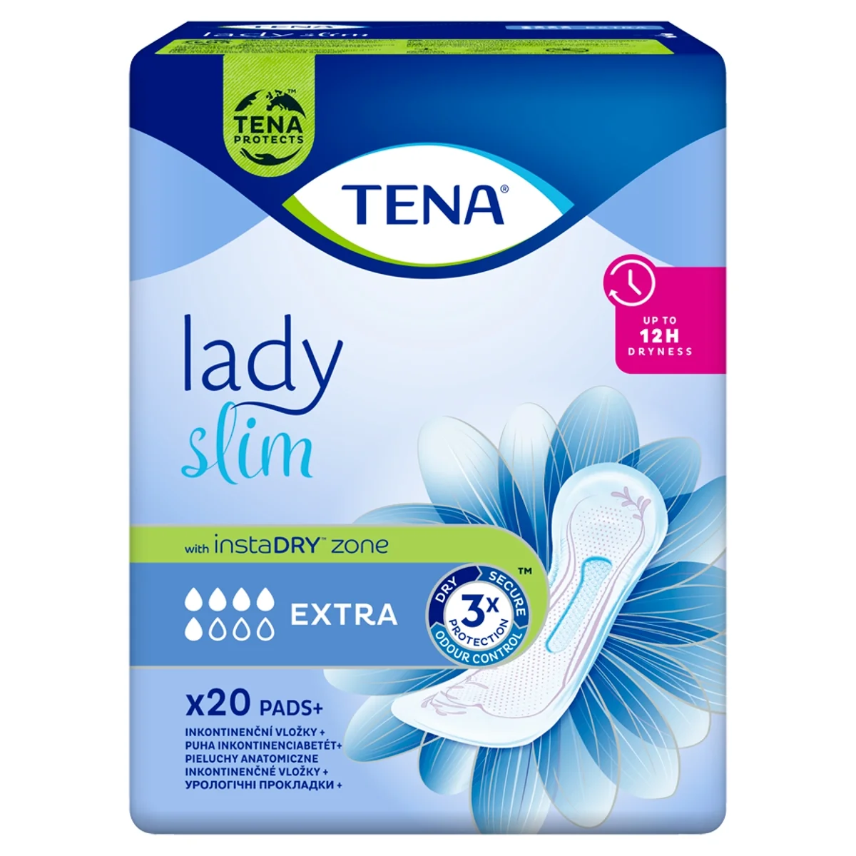 TENA Lady Slim wkładki chłonne Extra, 20 sztuk