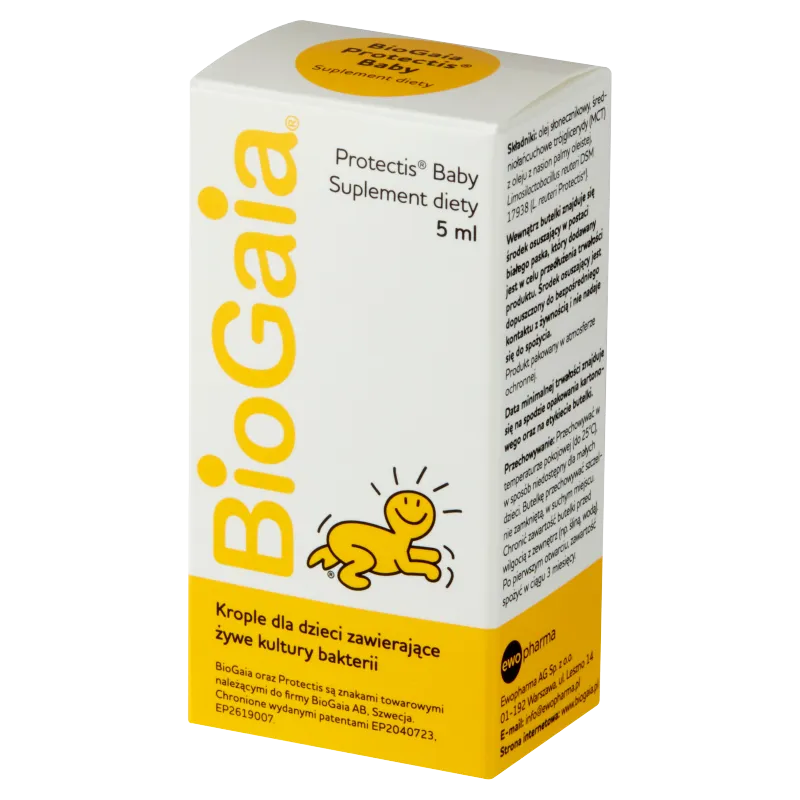 Biogaia Protectis Baby, krople dla dzieci, 5 ml 