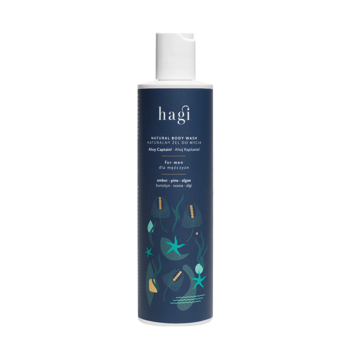 Hagi naturalny żel do mycia dla mężczyzn Ahoj Kapitanie!, 300 ml