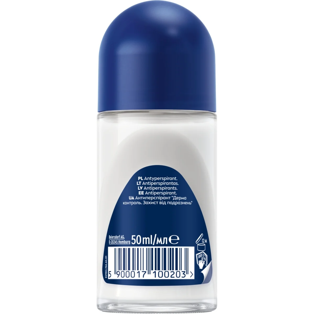 Nivea Men Derma Control Sensitive antyperspirant roll-on, 50 ml