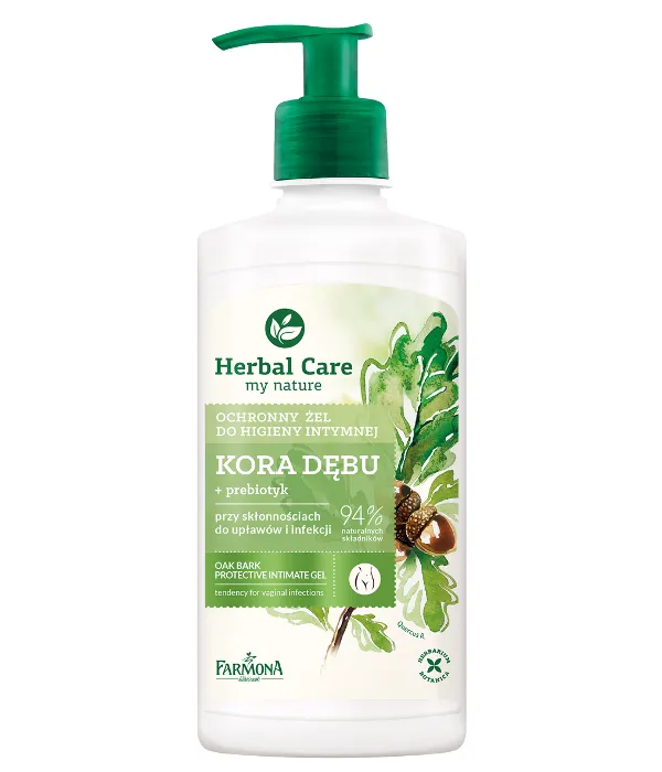 Herbal Care ochronny żel do higieny intymnej Kora dębu, 330 ml