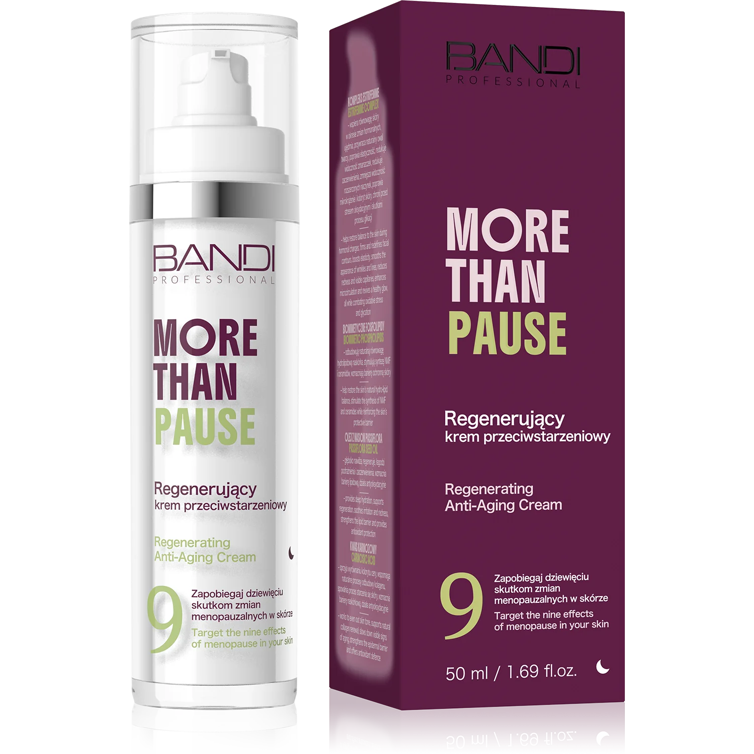Bandi More Than Pause regenerujący krem przeciwstarzeniowy, 50 ml