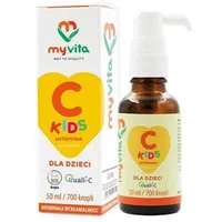 MyVita Witamina C Kids, suplement diety, krople, 50 ml