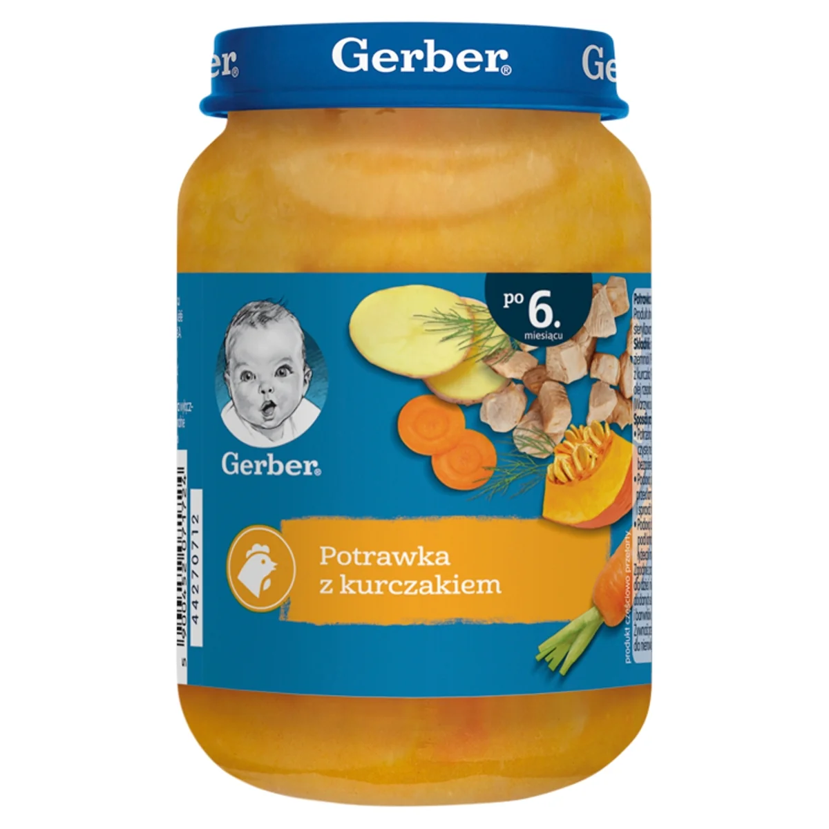 Gerber obiad dla dzieci kurczak w potrawce z jarzynami, 190 g