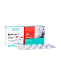 Ranimax Teva, 150 mg, Ranitidum, 10 tabletek powlekanych