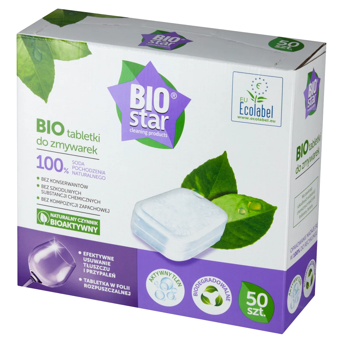 BIOstar tabletki do zmywarek, 50 szt.