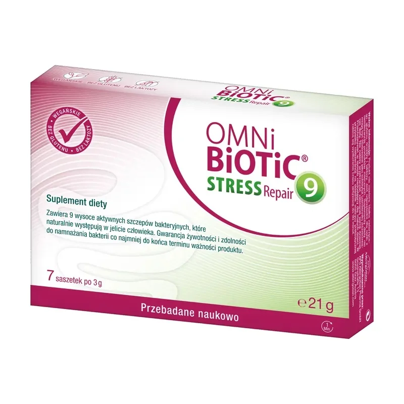 OMNi-BiOTiC® STRESS Repair 9 suplement diety, proszek w saszetkach, 7 szt. x 3 g