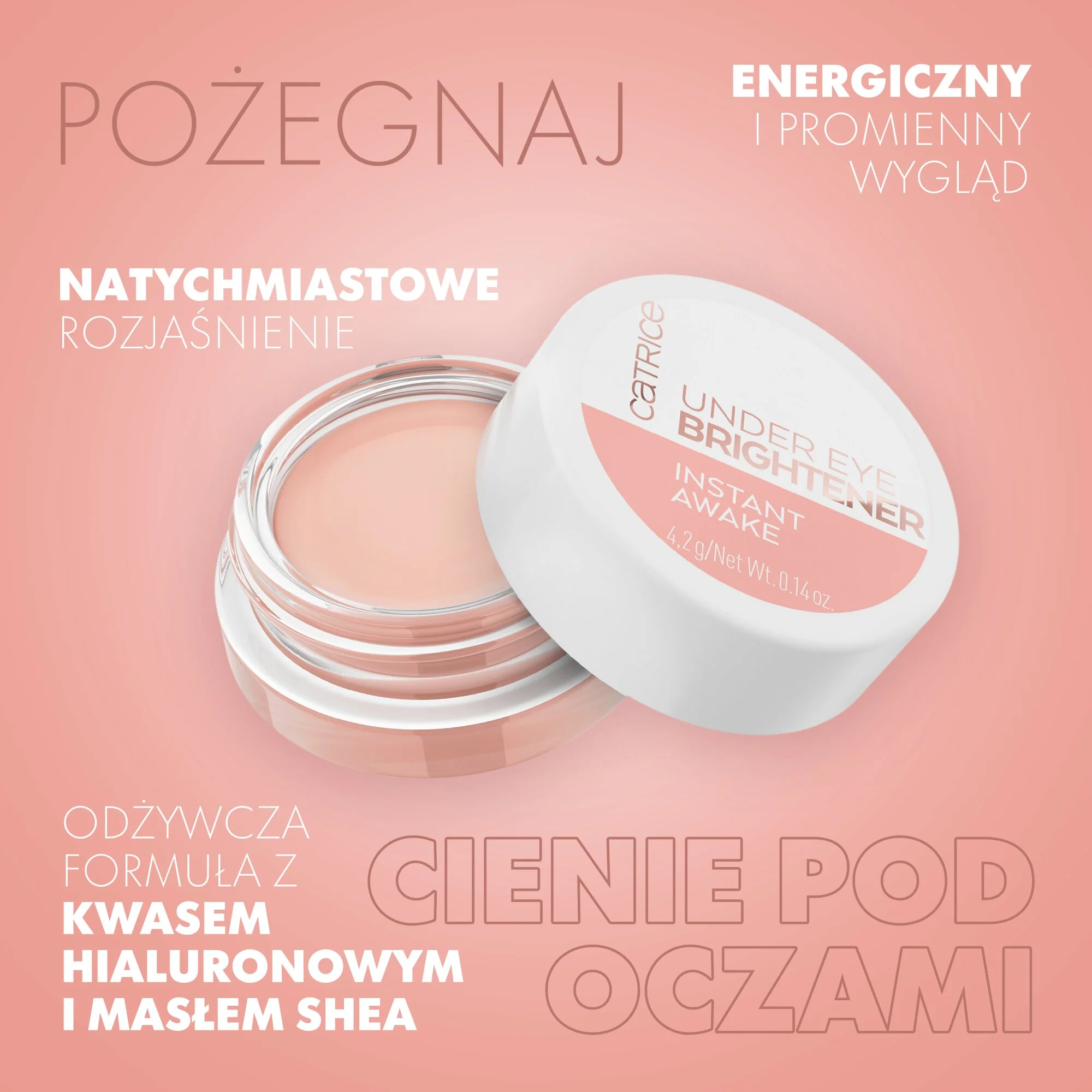 CATRICE Under Eye Brightener rozświetlacz pod oczy 015 Light Nude, 4,2 g