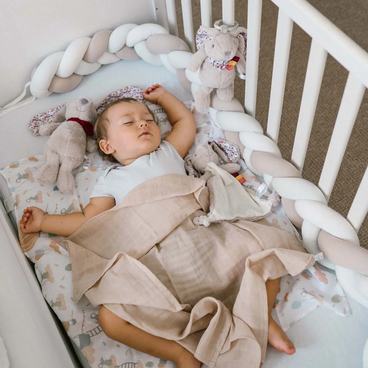 Babyono Rabbit Milly zabawka dla dzieci z pozytywką, 1 szt.