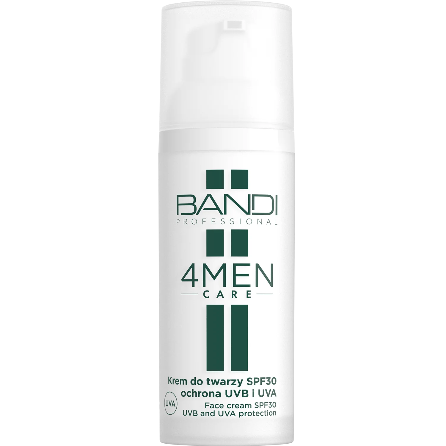 BANDI 4Men Care krem do twarzy SPF 30 ochrona UVB i UVA, 50 ml