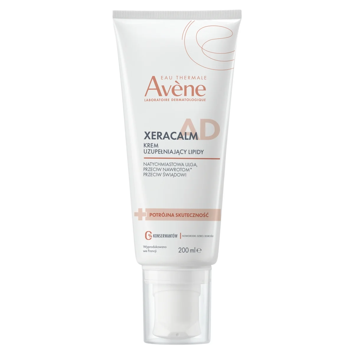 Avène XeraCalm A.D krem uzupełniający lipidy, 200 ml