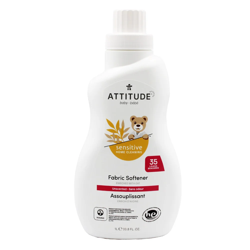 Attitude Sensitive Skin Baby delikatny płyn zmiękczający do płukania tkanin dziecięcych, 1 l