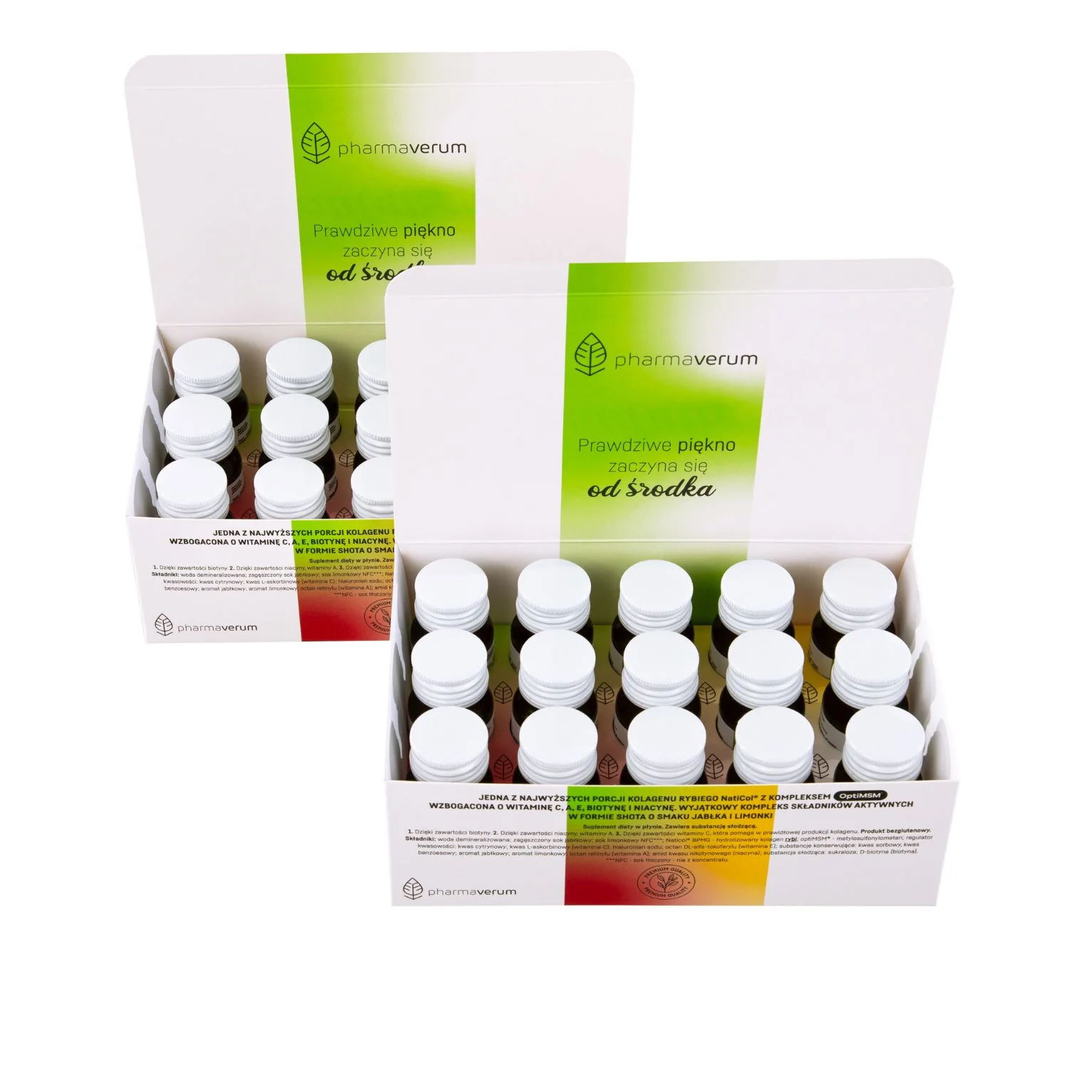 Beautyllagen® Shot Jabłko-Limonka płyn, 30 x 30 ml