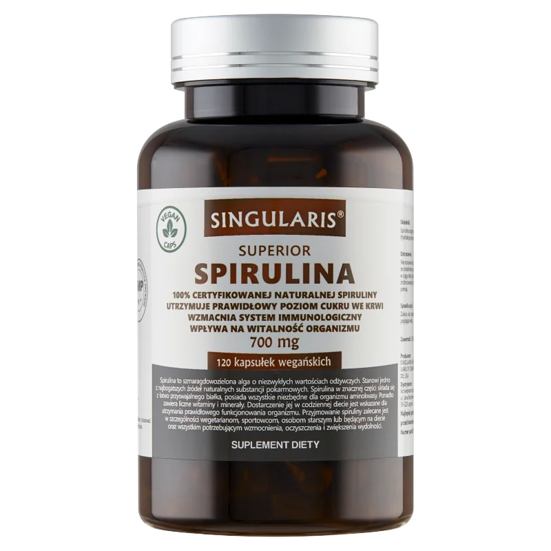Singularis Superior Spirulina 120 kapsułek
