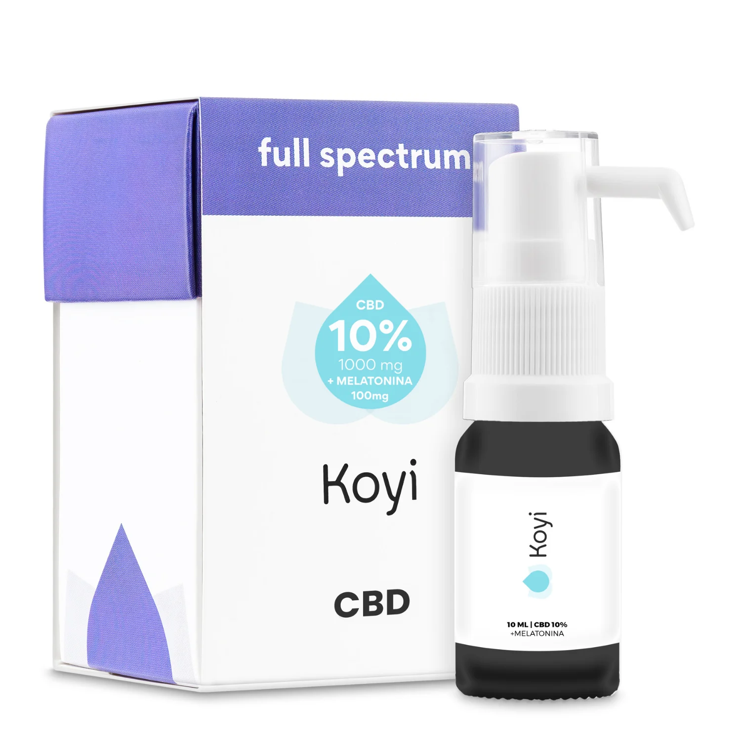 Koyi Olejek konopny CBD 10% + Melatonina 10 ml