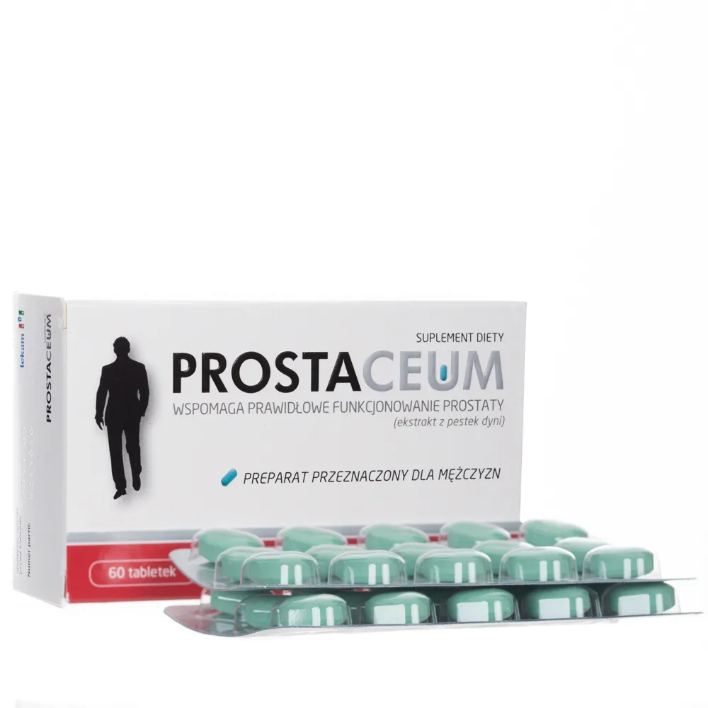 Prostaceum, ekstrakt z pestek dyni, 60 tabletek 