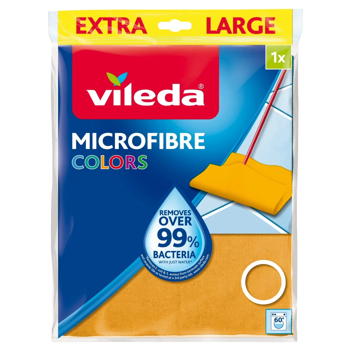 Vileda Microfibre Colors ścierka do podłogi, 1 sztuka
