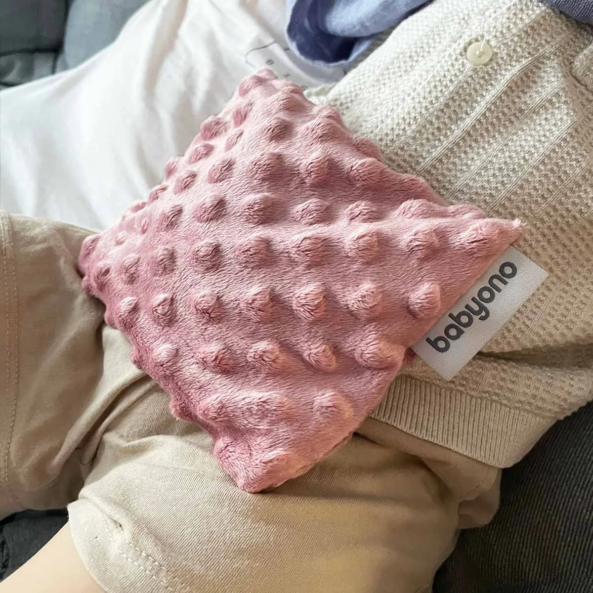 Babyono różowy termofor z pestkami wiśni Cherry, 1 sztuka