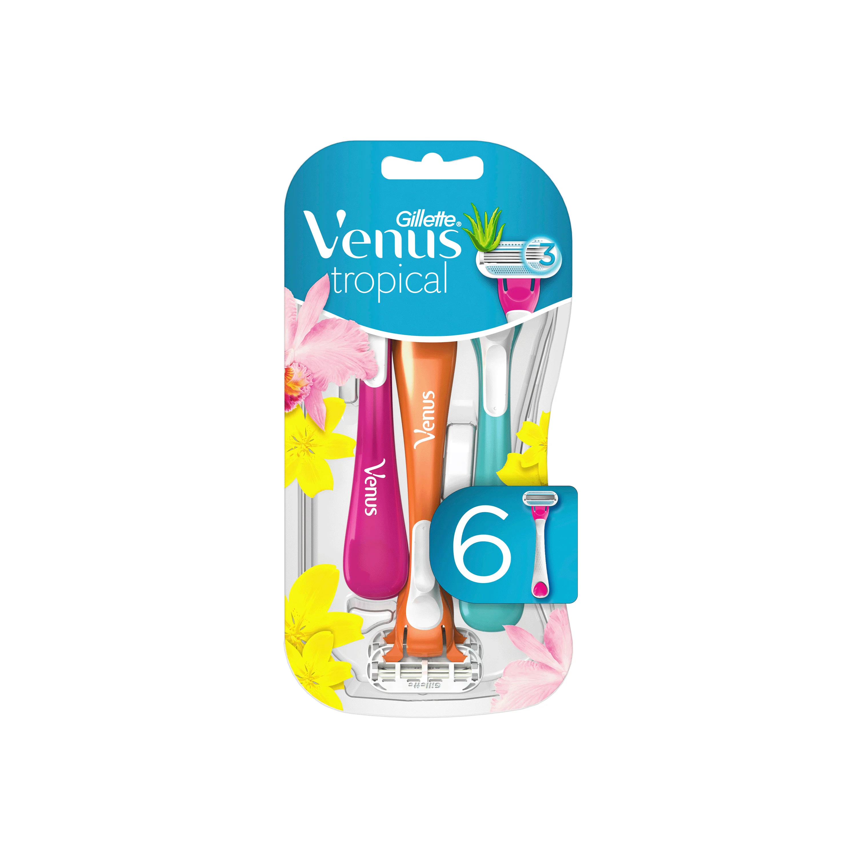 Gillette Venus Tropical jednorazowe maszynki do golenia, 6 sztuk