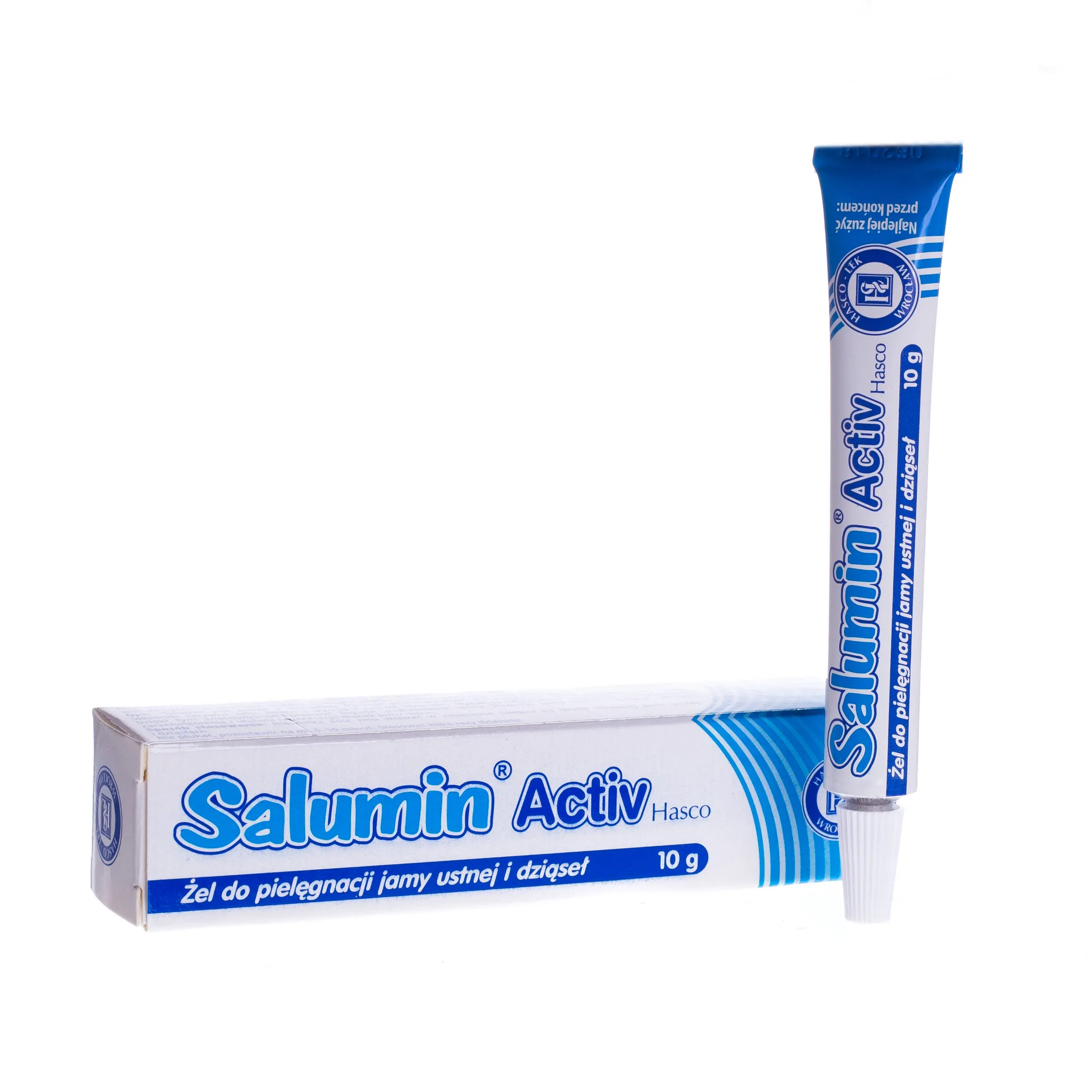 Salumin Activ Hasco, żel do pielęgnacji jamy ustnej i dziąseł, 10 g