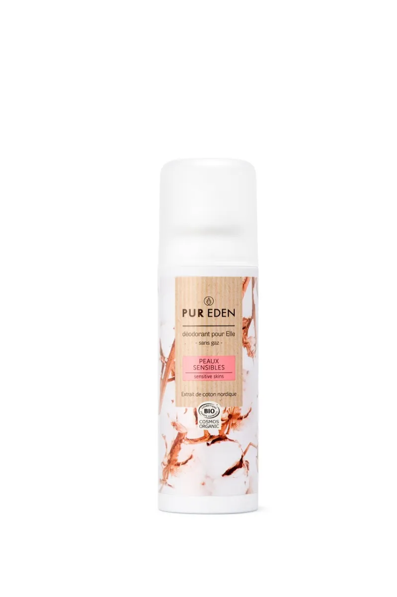 Pur Eden Sensitive, dezodorant w naturalnym spreju dla kobiet, 100 ml