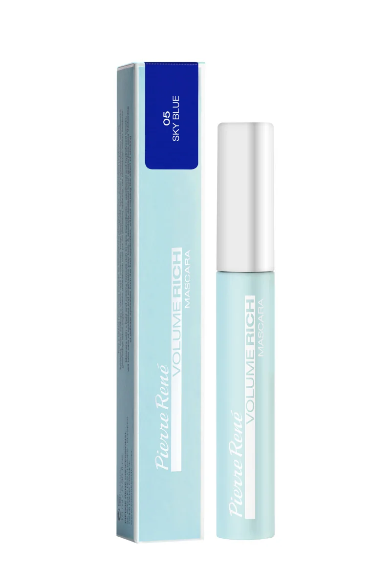 Pierre René Volume Rich Mascara pogrubiający tusz do rzęs nr 05 Sky Blue, 10 ml