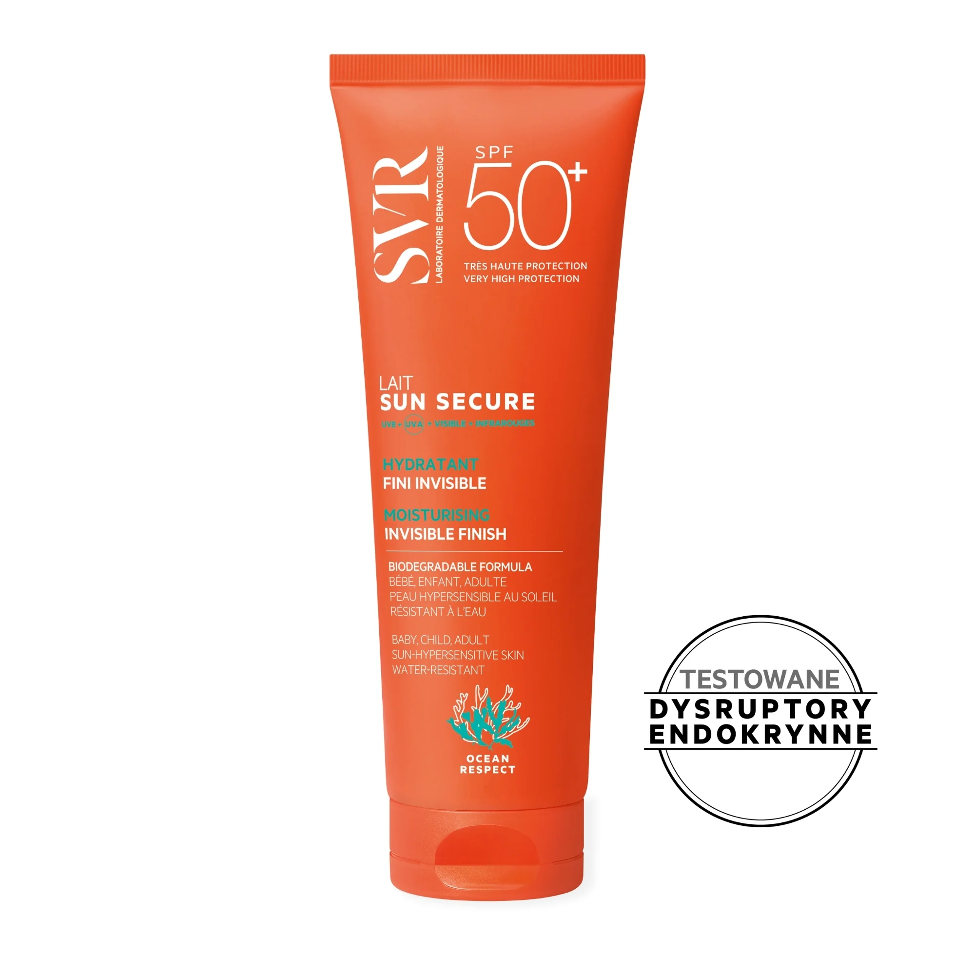 SVR Sun Secure Lait biodegradowalne mleczko SPF 50+, 250 ml
