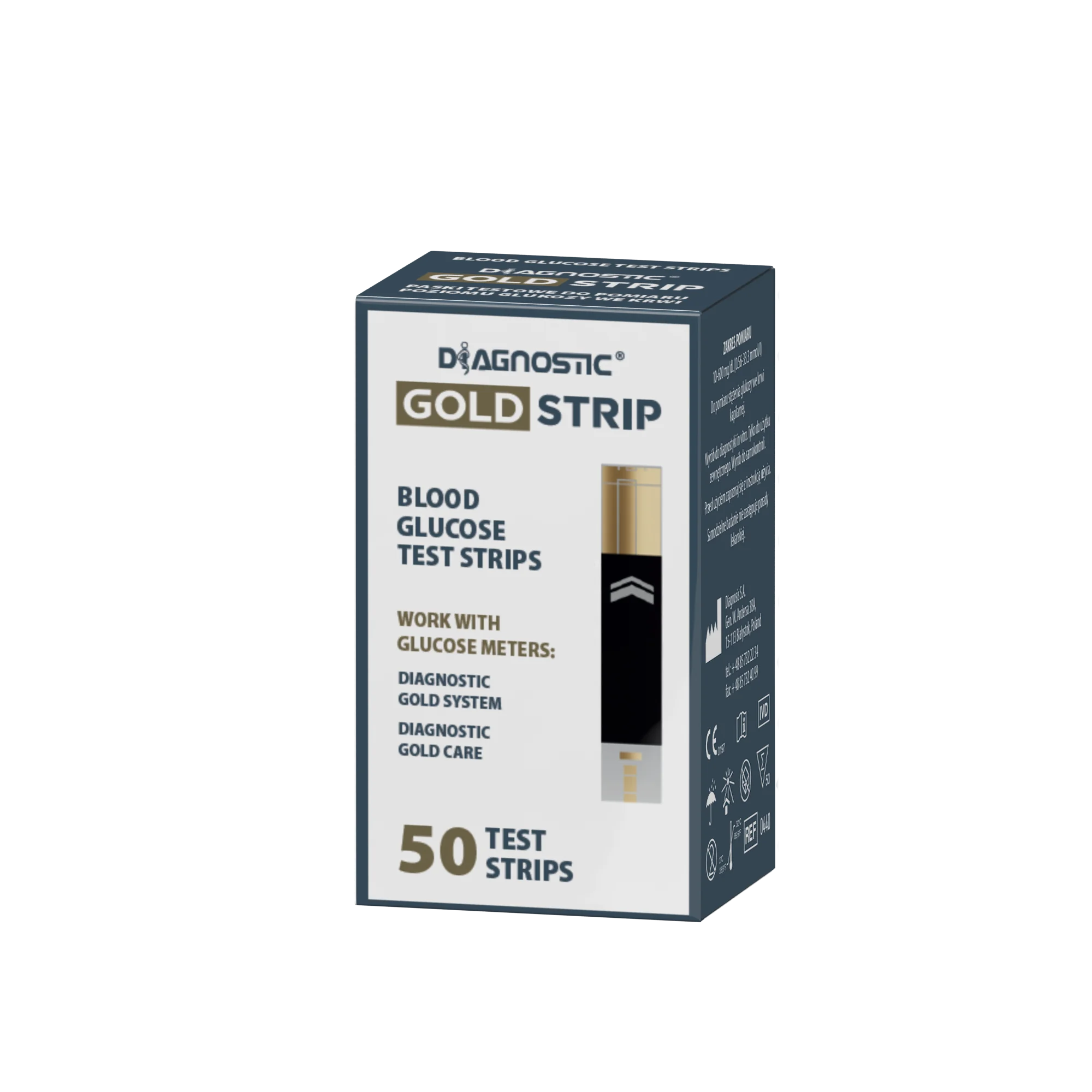 Test Diagnostic gold strip test paskowy  50