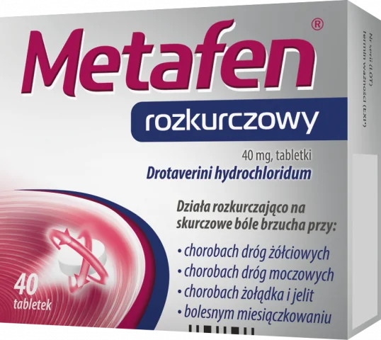 Metafen Rozkurczowy 40 mg 40 tabletek