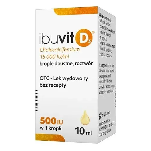 Ibuvit D3 15 000 IU/ml, krople doustne, 10 ml