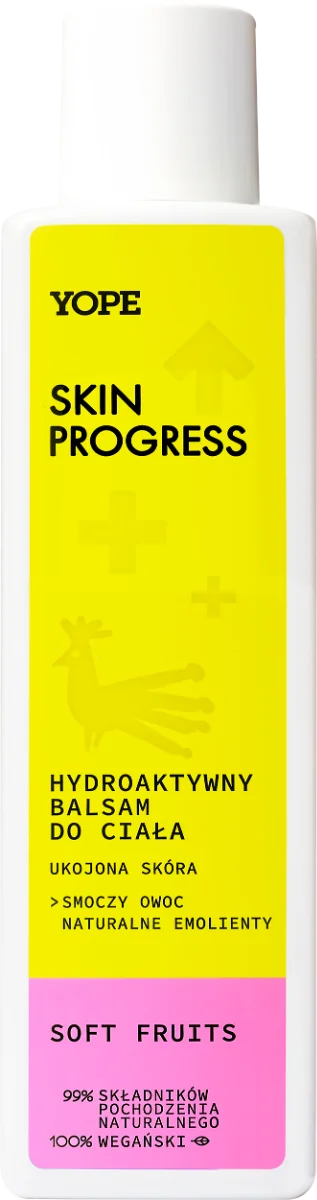 YOPE Skin Progress Ukojona Skóra hydroaktywny balsam do ciała Soft Fruits, 200 ml