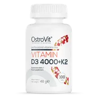 OSTROVIT, Vitamin D3 4000 + K2, suplement diety,100 tabletek
