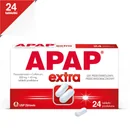 Apap Extra, 500 mg + 65 mg, 24 tabletki powlekane