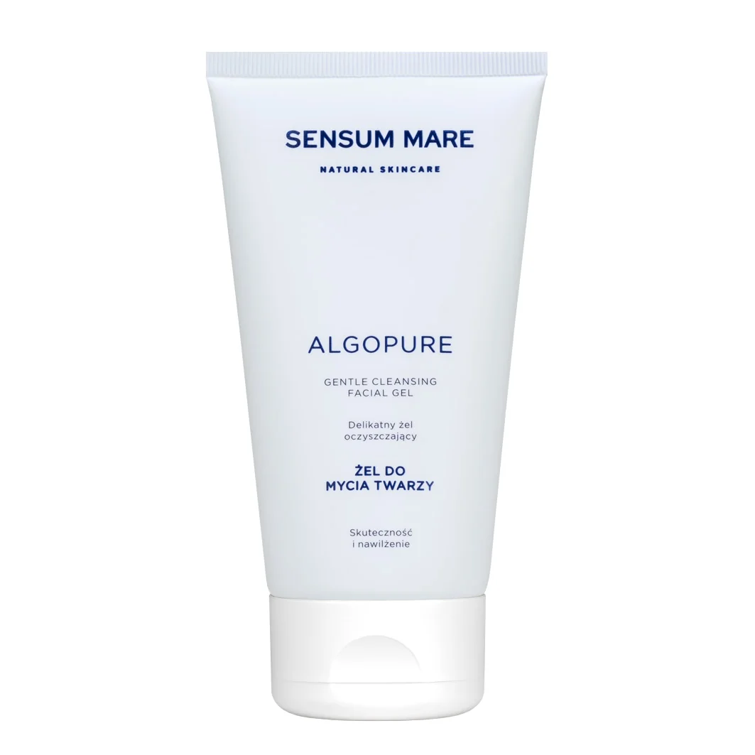 Sensum Mare Algopure delikatny żel do mycia twarzy z kompleksem 5 alg morskich i wodą z lodowca norweskiego, 150 ml