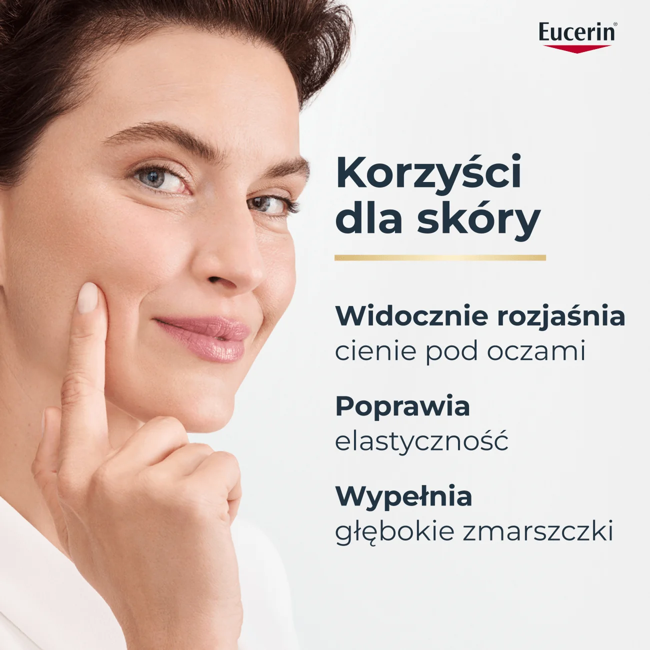 Eucerin Hyaluron-Filler + Elasticity Krem pod oczy SPF 20, 15 ml