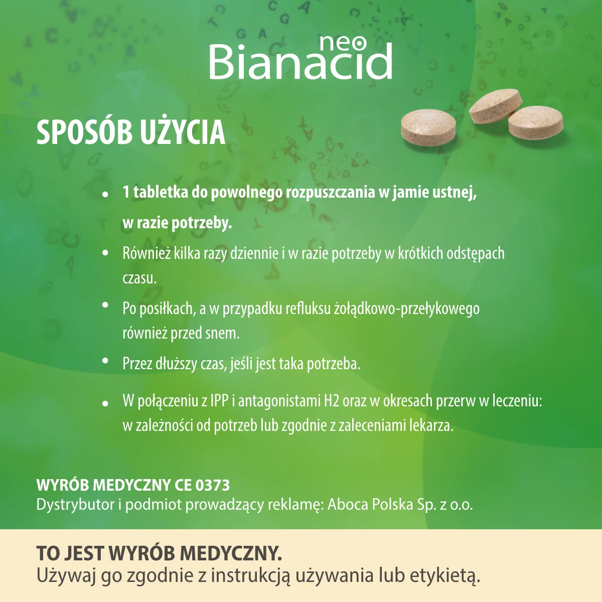 NeoBianacid lemon 14 tabletek do ssania