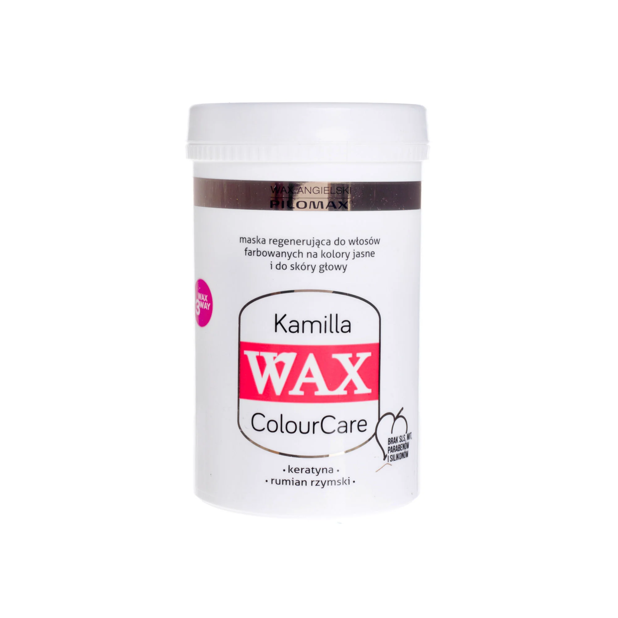 Pilomax Kamilla Wax ColourCare maska do włosów farbowanych jasnych, 480 ml