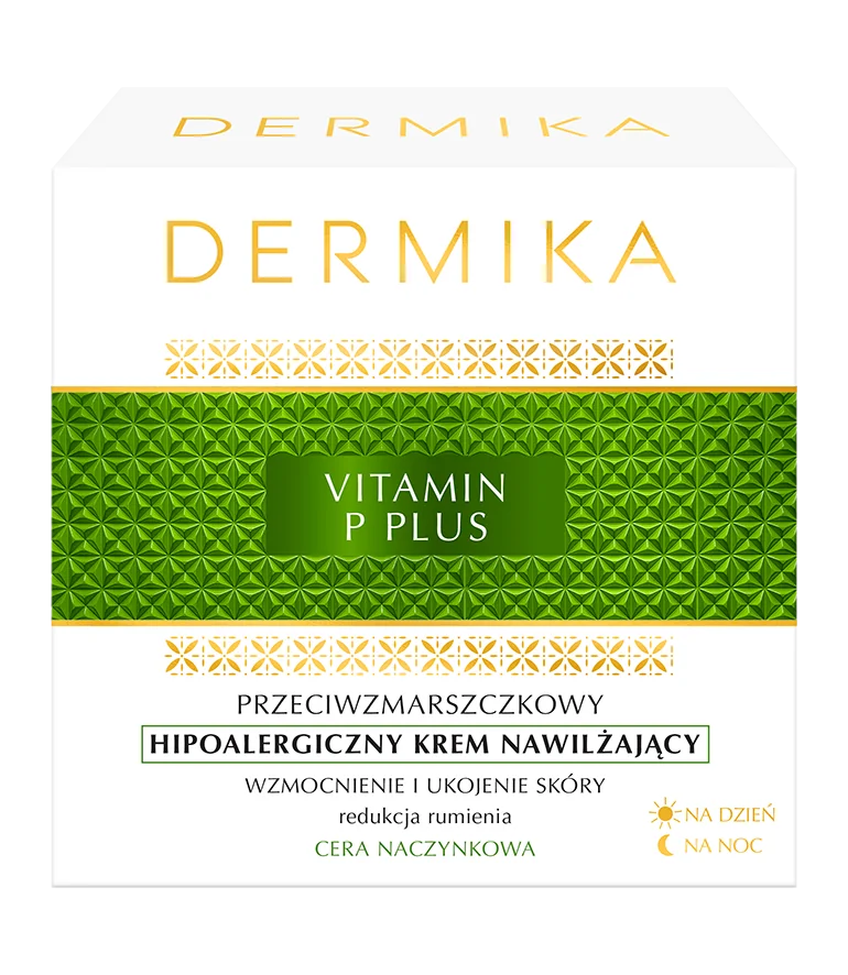Dermika Vitamin P Plus hipoalergiczny krem nawilżający na dzień i na noc, 50 ml