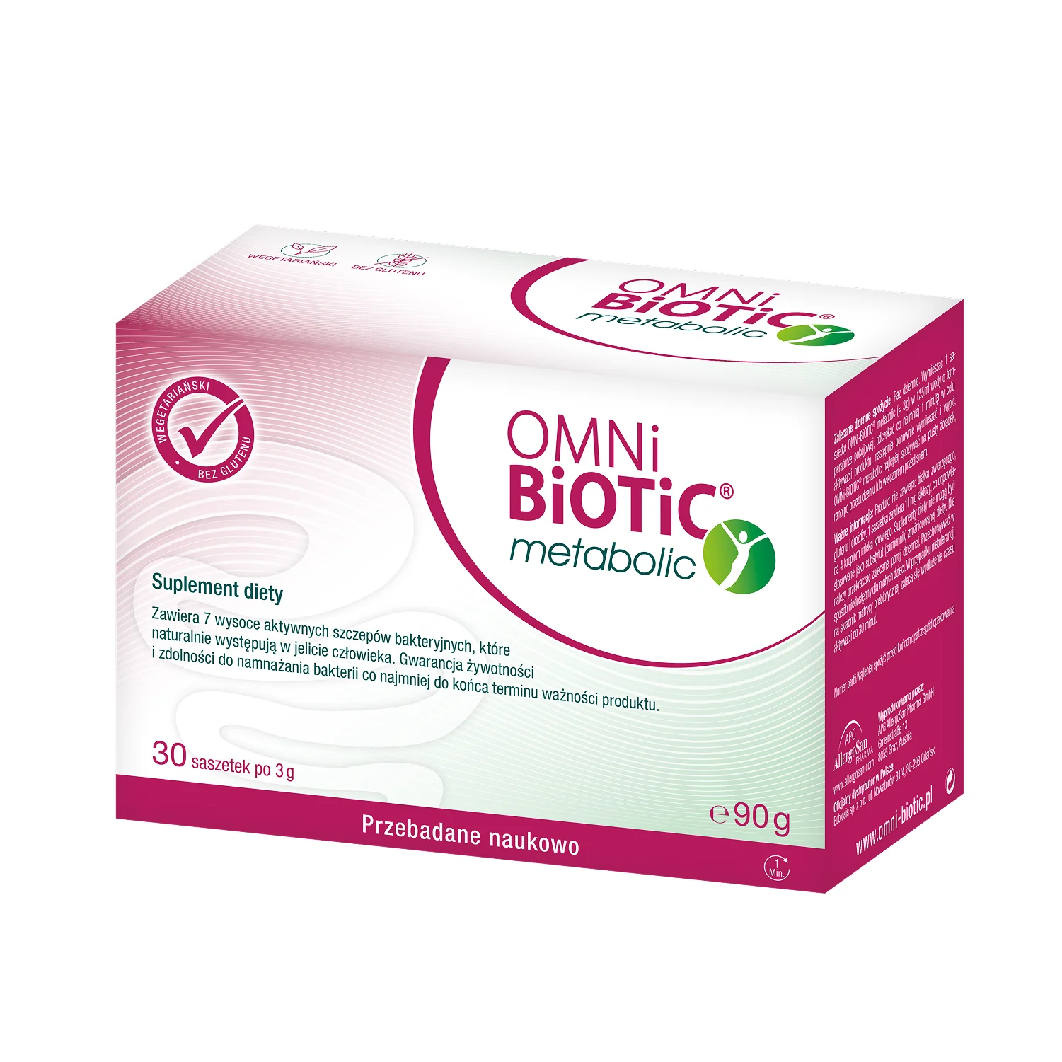 OMNi-BiOTiC® metabolic suplement diety, proszek w saszetkach, 30 szt. x 3 g